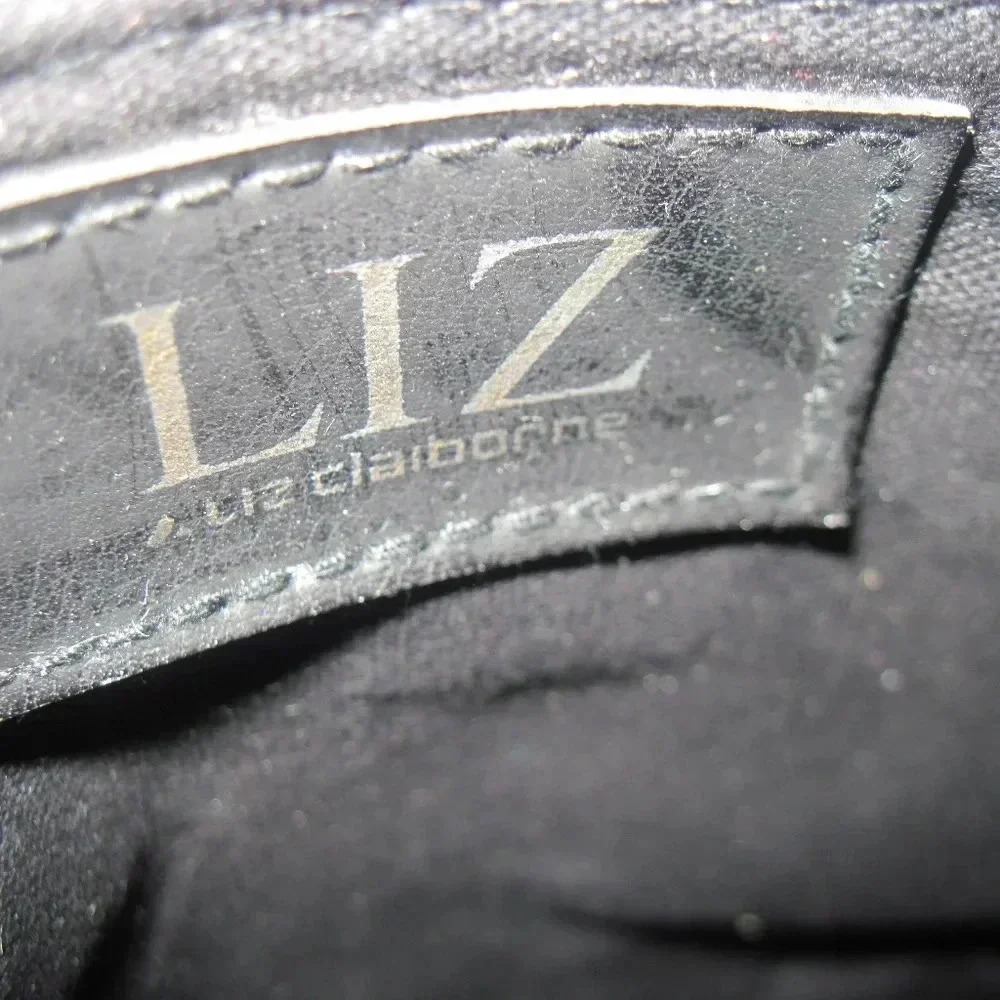 Vintage LIZ CLAIBORNE Crossbody Bag Purse Burgundy - Picture 4 of 6